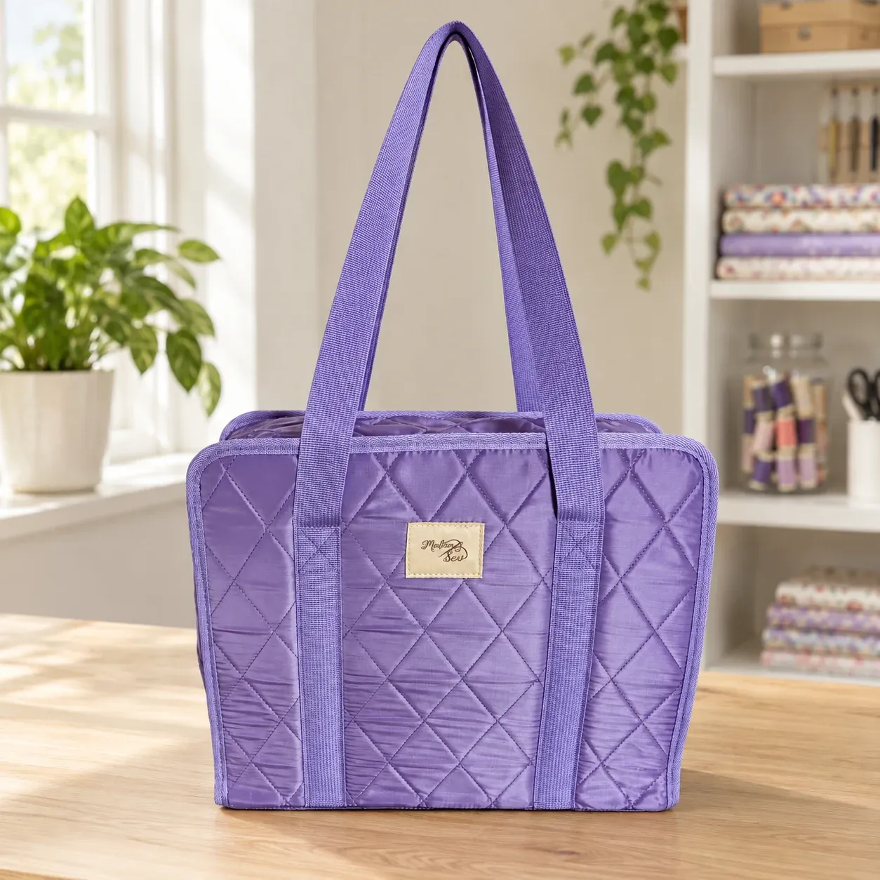 Maisie Sewing Binder Bag · Purple