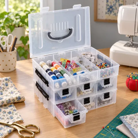 Cora Clear Sewing Case