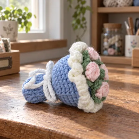 Ada Mini Crochet Bouquet