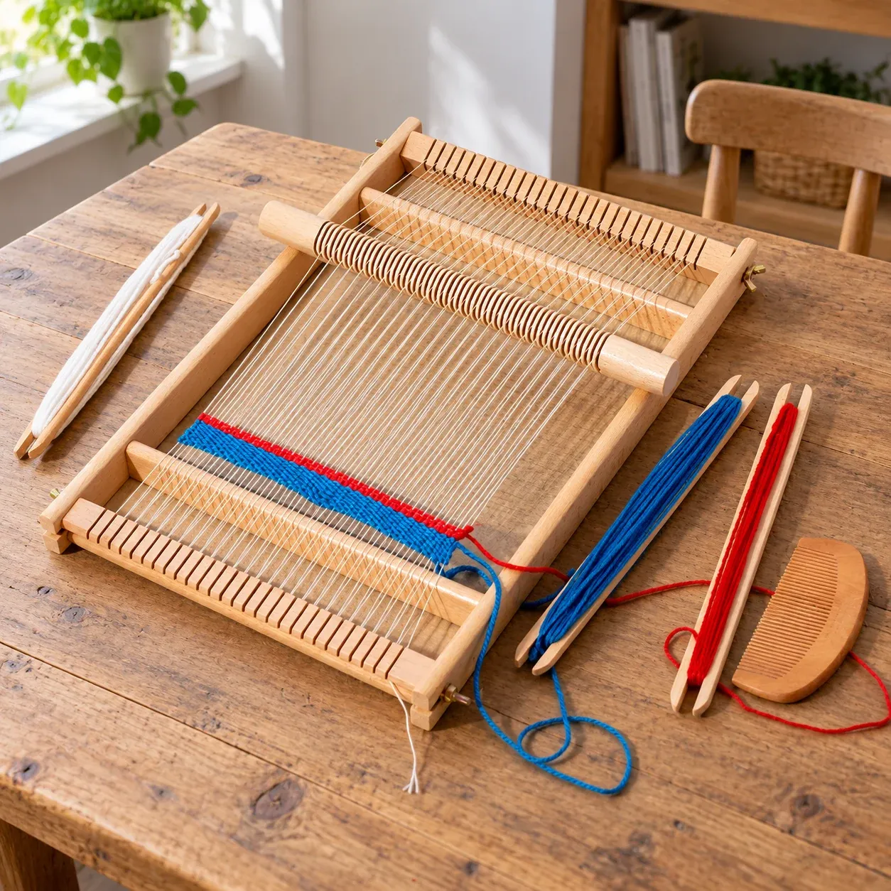 Margot Weaving Loom - Natural Beech - complete item