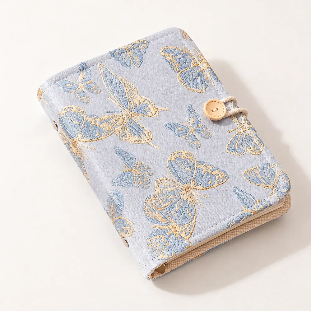 Constance Circular Needle Case · Blue