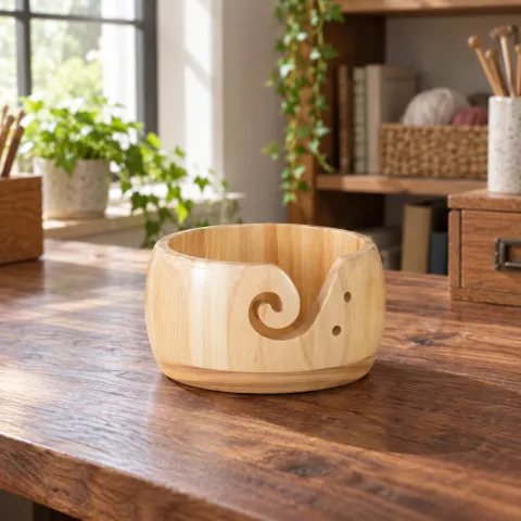 Nell Pine Yarn Bowl